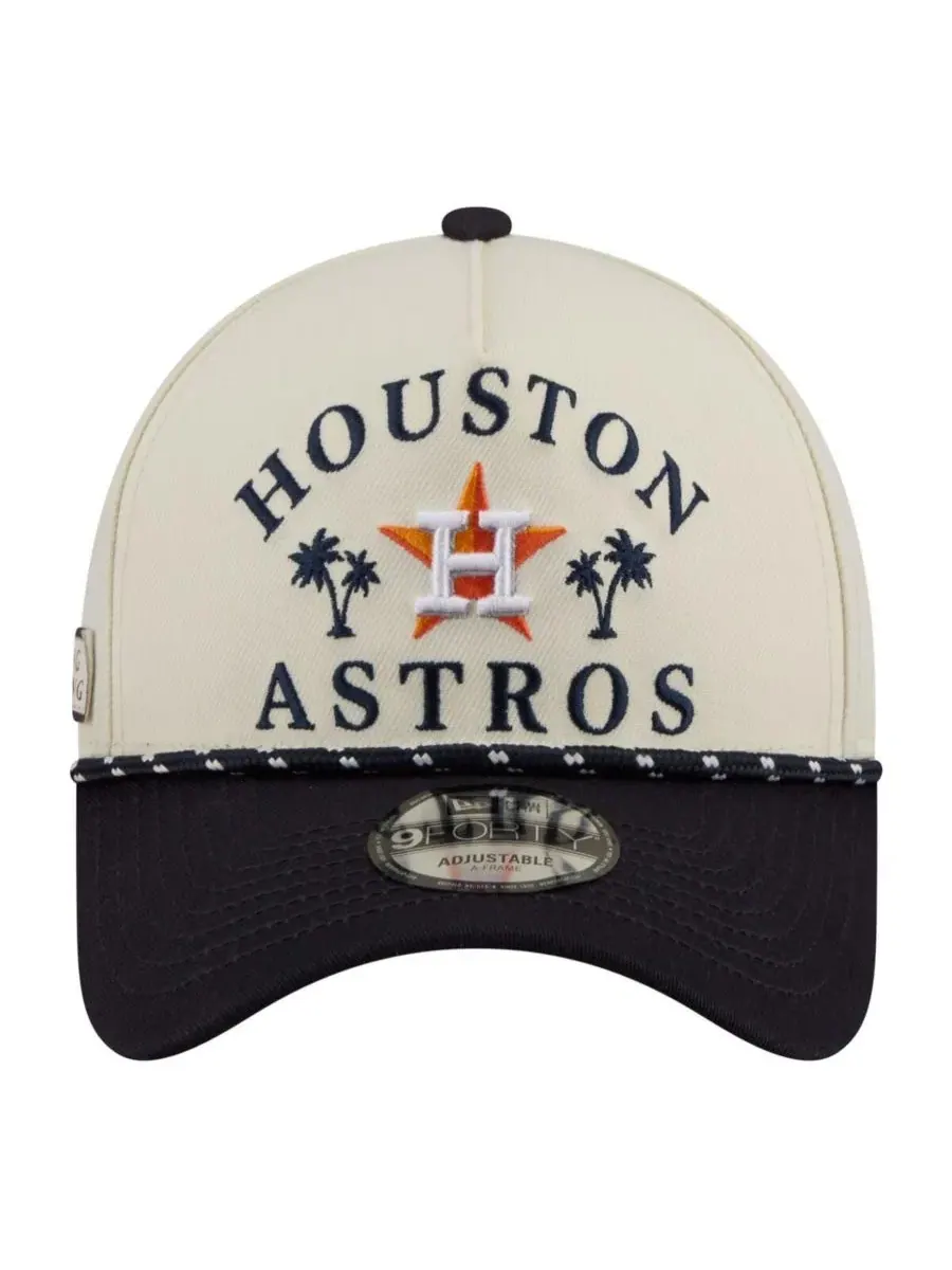 Кепка New Era Houston Astros 2026 Spring Training Fan Pack Rope A-Frame 9FORTY Adjustable Hat — изображение 2 из 4