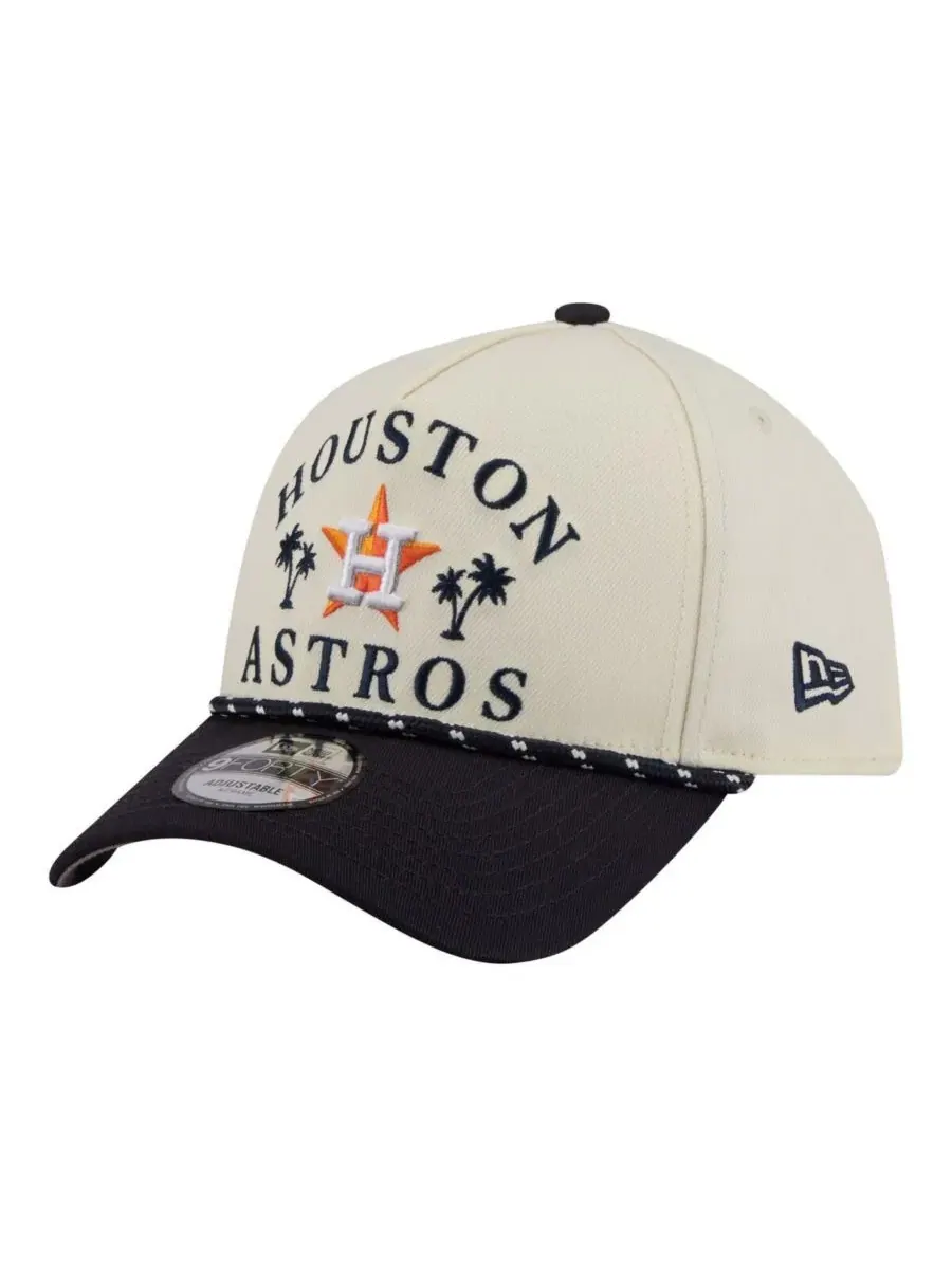 Кепка New Era Houston Astros 2026 Spring Training Fan Pack Rope A-Frame 9FORTY Adjustable Hat — изображение 3 из 4