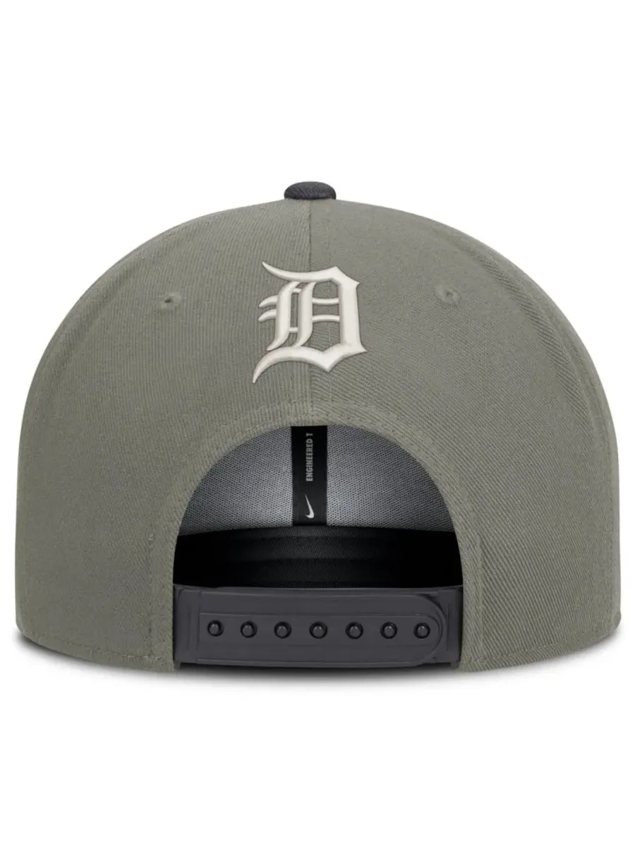 Кепка-снапбек с вышивкой Detroit Tigers Nike — изображение 4 из 5, серый