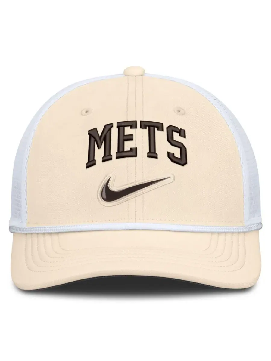 Кепка Nike Rise Dri-FIT Trucker Adjustable Hat — изображение 2 из 4, натуральный белый