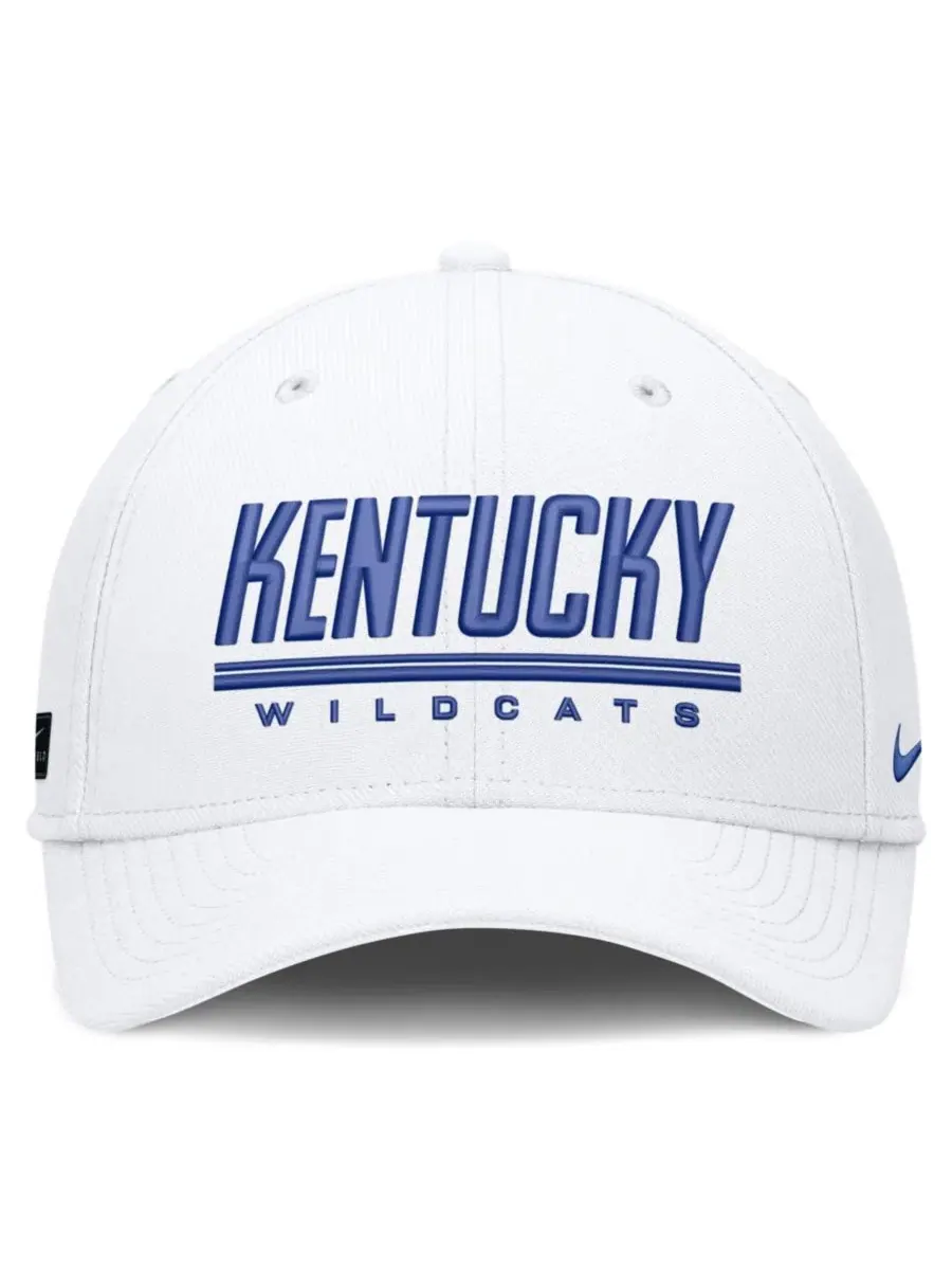 Кепка Nike Kentucky Wildcats Game Day Rise Swooshflex — изображение 2 из 3, белый
