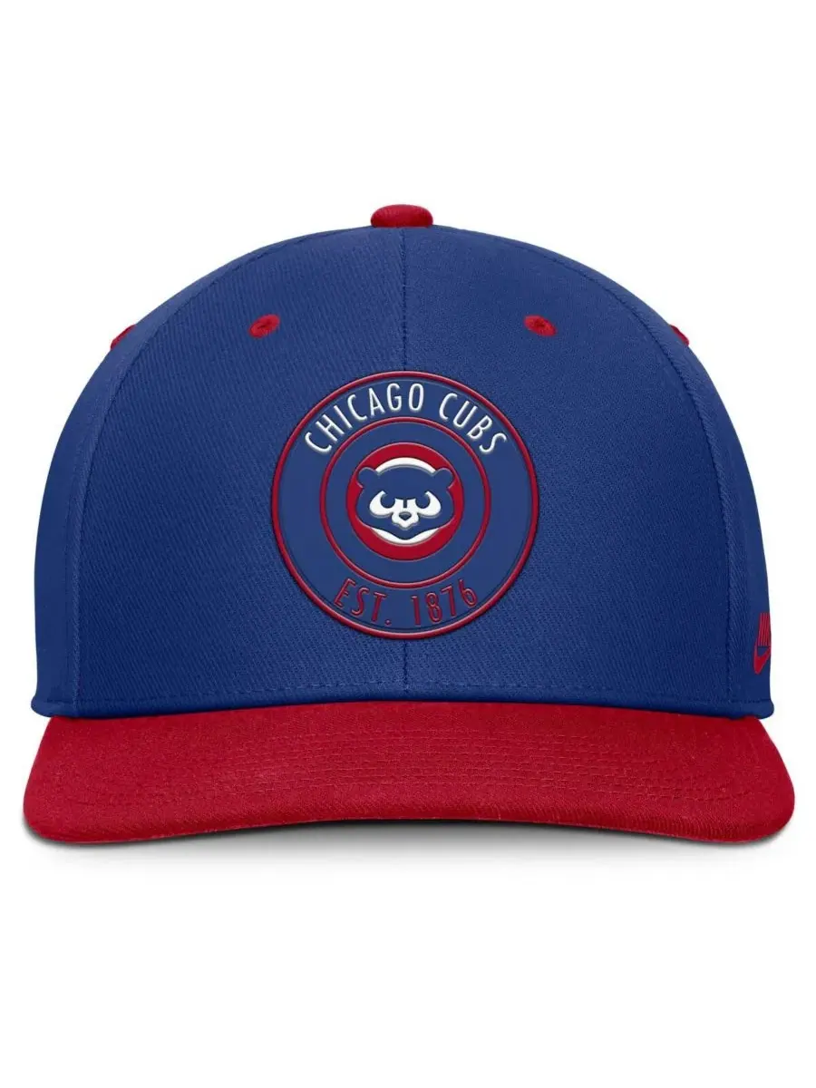 Мужская бейсболка Chicago Cubs Cooperstown Collection Pro Dri-FIT Snapback королевского — изображение 2 из 4, красный