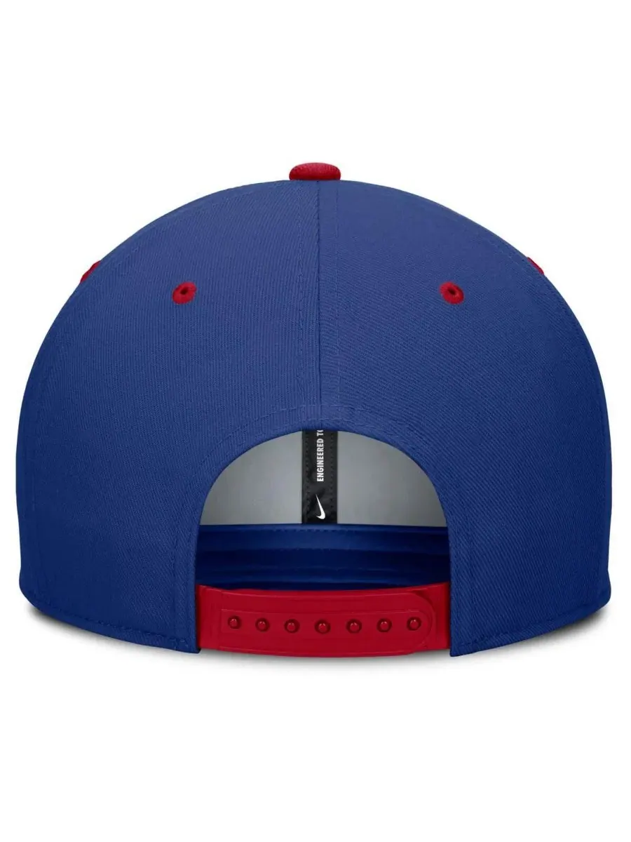 Мужская бейсболка Chicago Cubs Cooperstown Collection Pro Dri-FIT Snapback королевского — изображение 4 из 4, красный