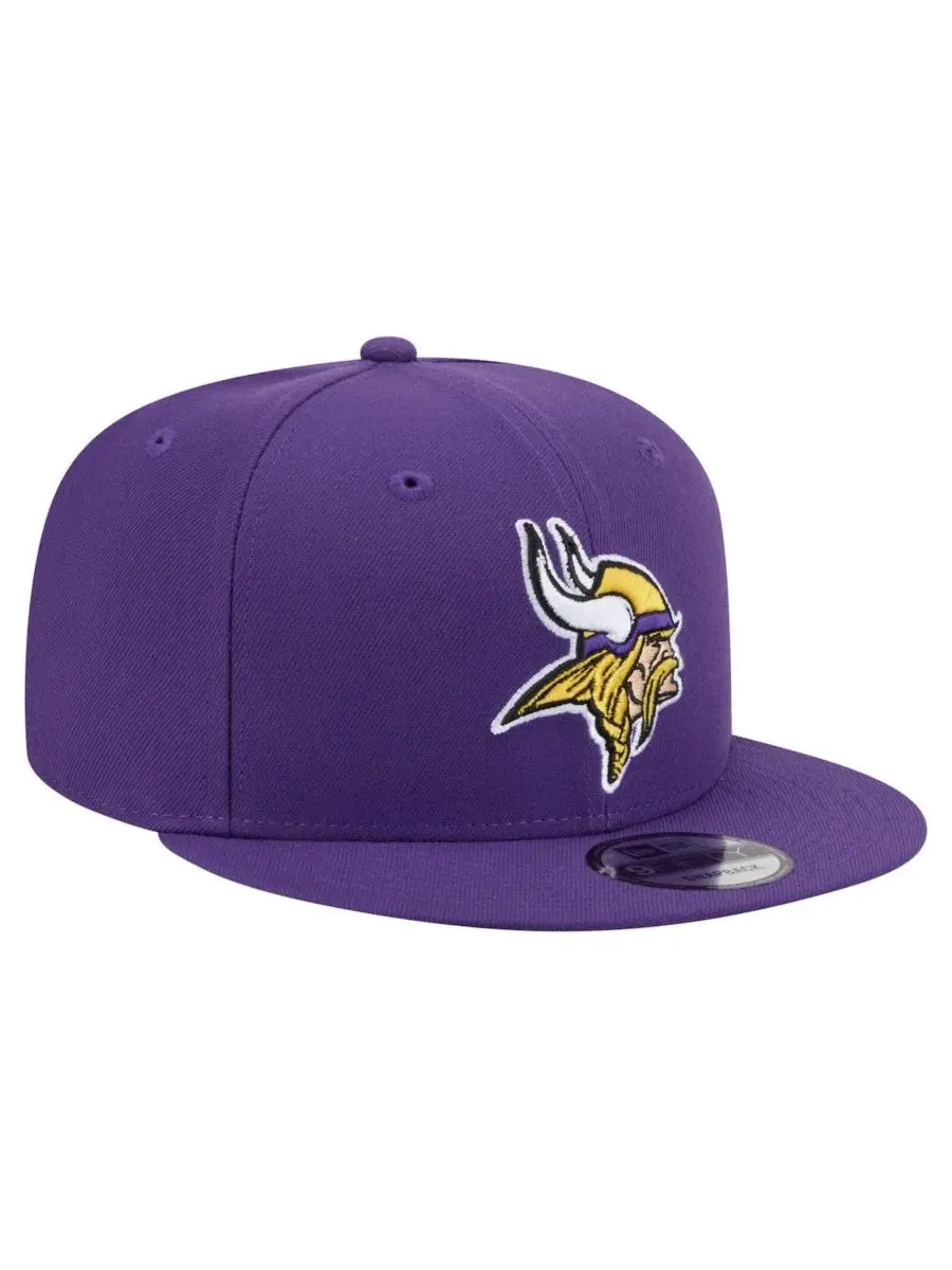 Бейсболка New Era 9FIFTY с вышивкой Minnesota Vikings — изображение 3 из 4, фиолетовый