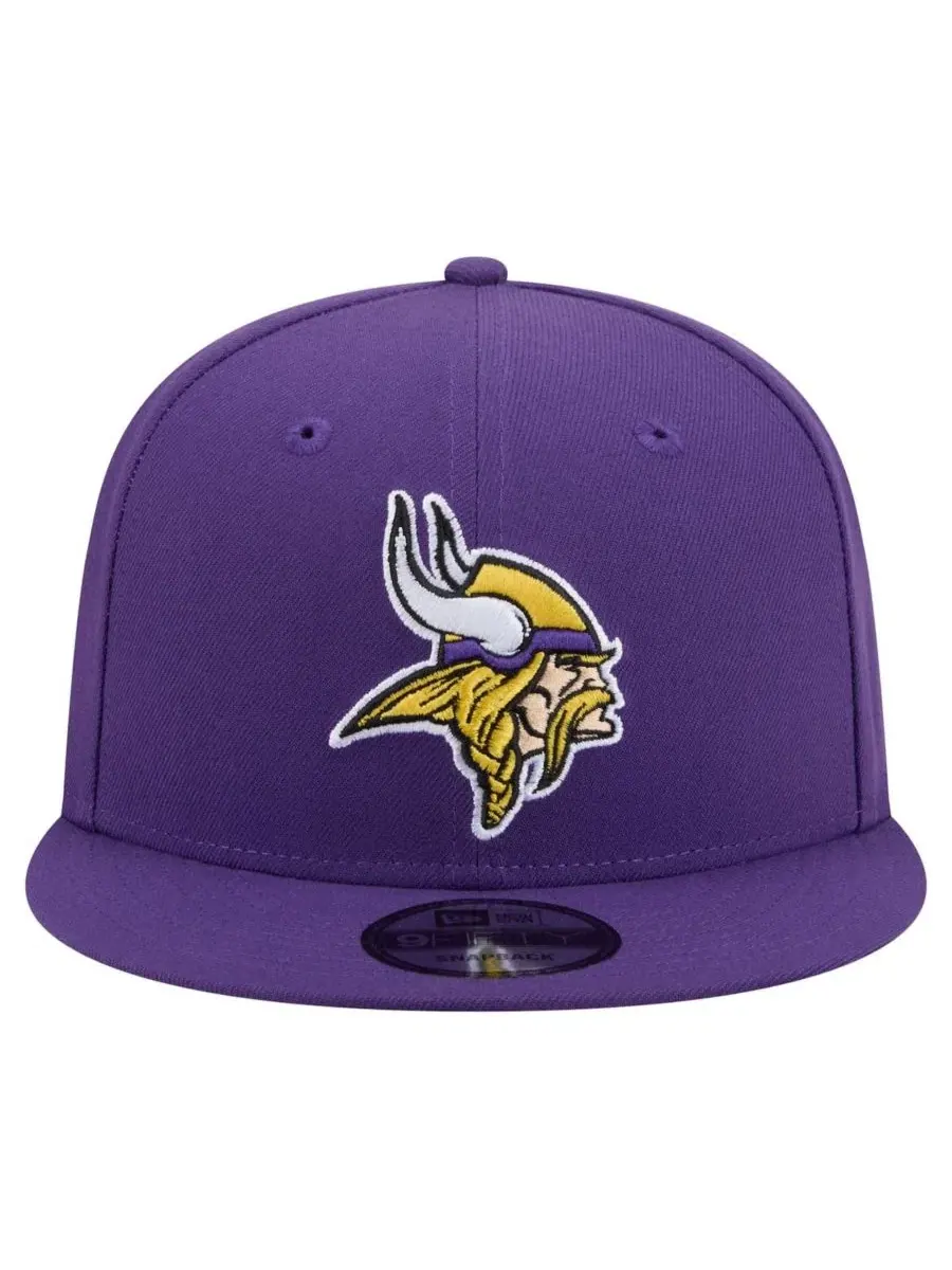 Бейсболка New Era 9FIFTY с вышивкой Minnesota Vikings — изображение 4 из 4, фиолетовый