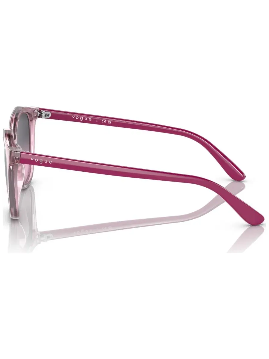 Детские солнцезащитные очки с градиентными линзами, Irregular Vogue Eyewear — изображение 4 из 7, прозрачный фиолетовый