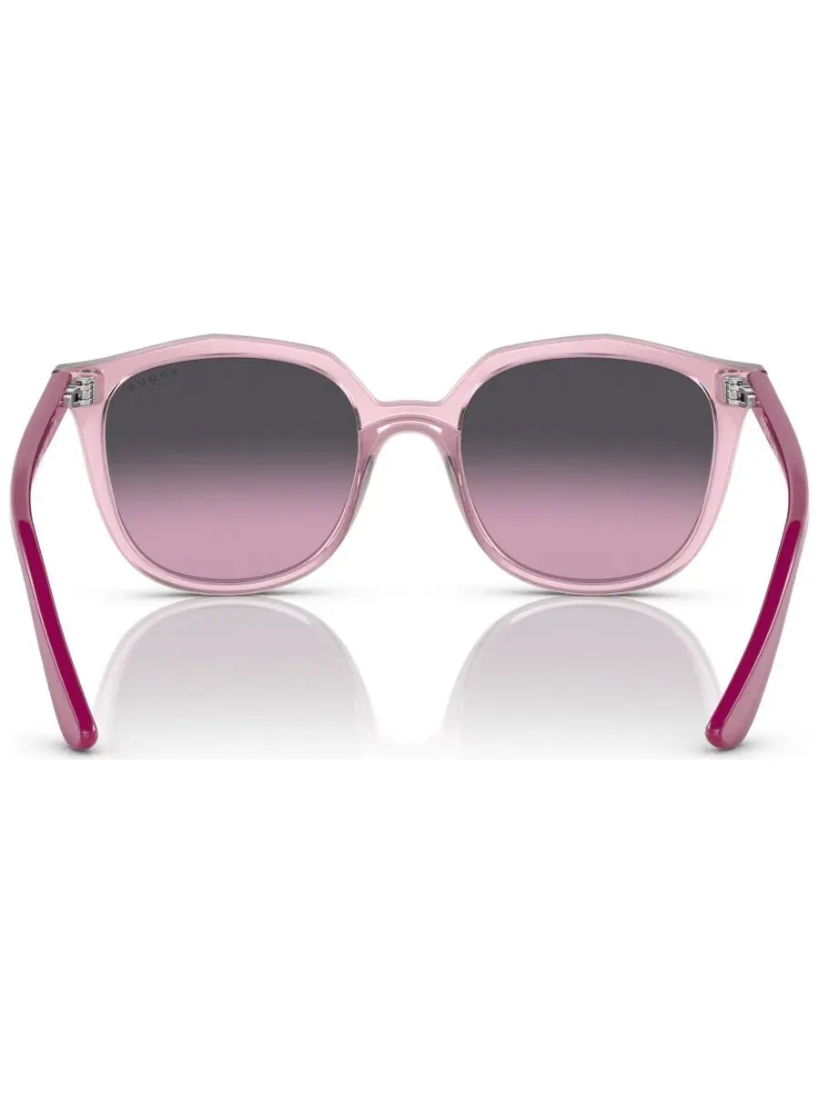 Детские солнцезащитные очки с градиентными линзами, Irregular Vogue Eyewear — изображение 5 из 7, прозрачный фиолетовый