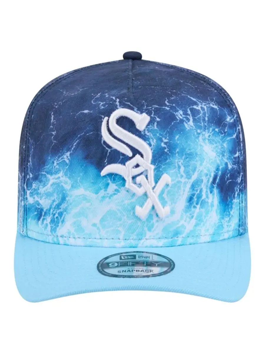 Кепка-снапбек New Era Chicago White Sox Deep Water — изображение 2 из 7, светлый синий