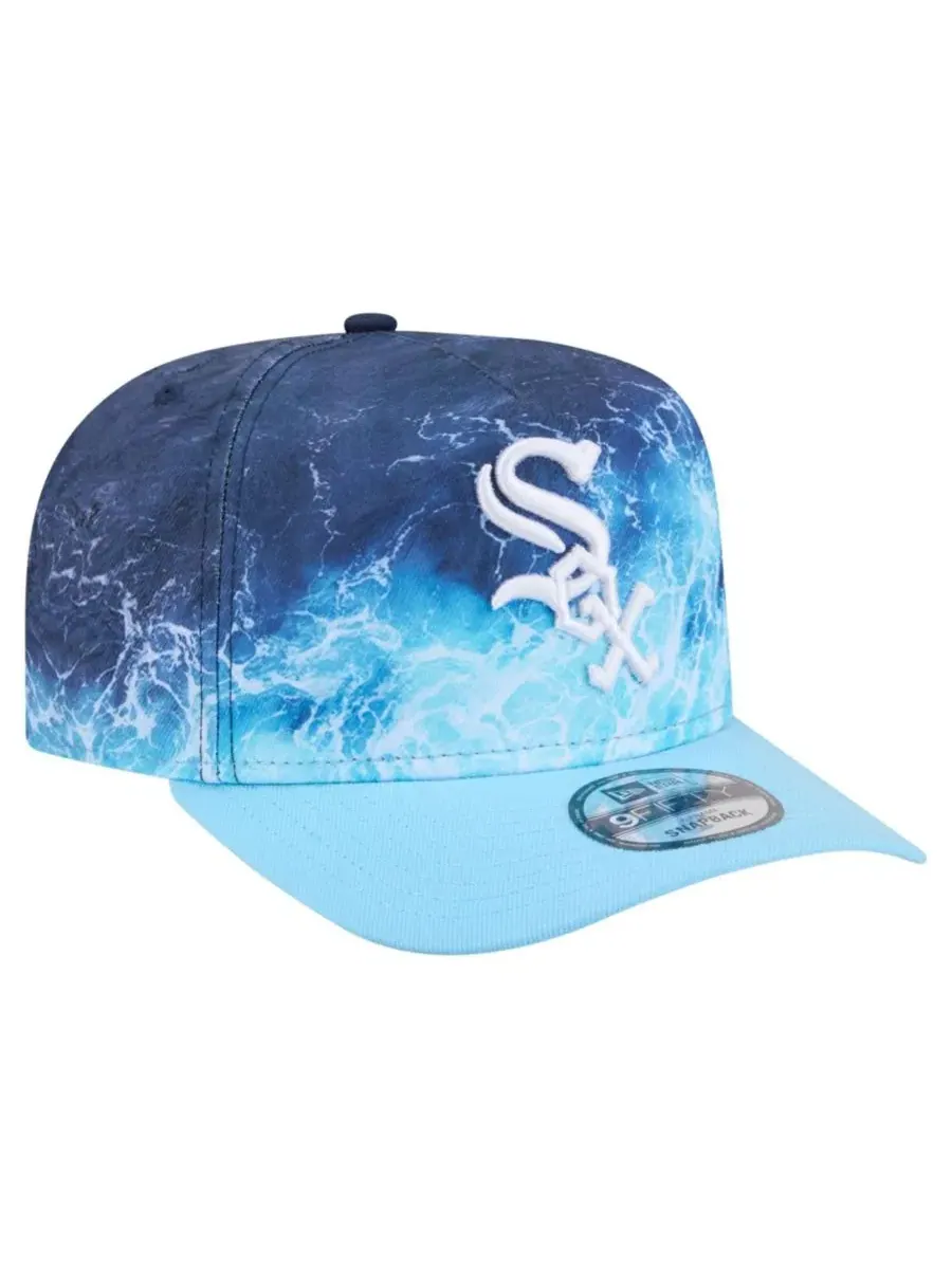 Кепка-снапбек New Era Chicago White Sox Deep Water — изображение 3 из 7, светлый синий