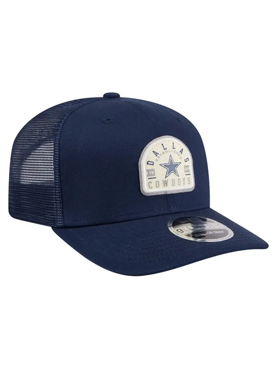 Кепка-тракер с козырьком New Era Dallas Cowboys Contest 9SEVENTY — изображение 3 из 4, темно-синий