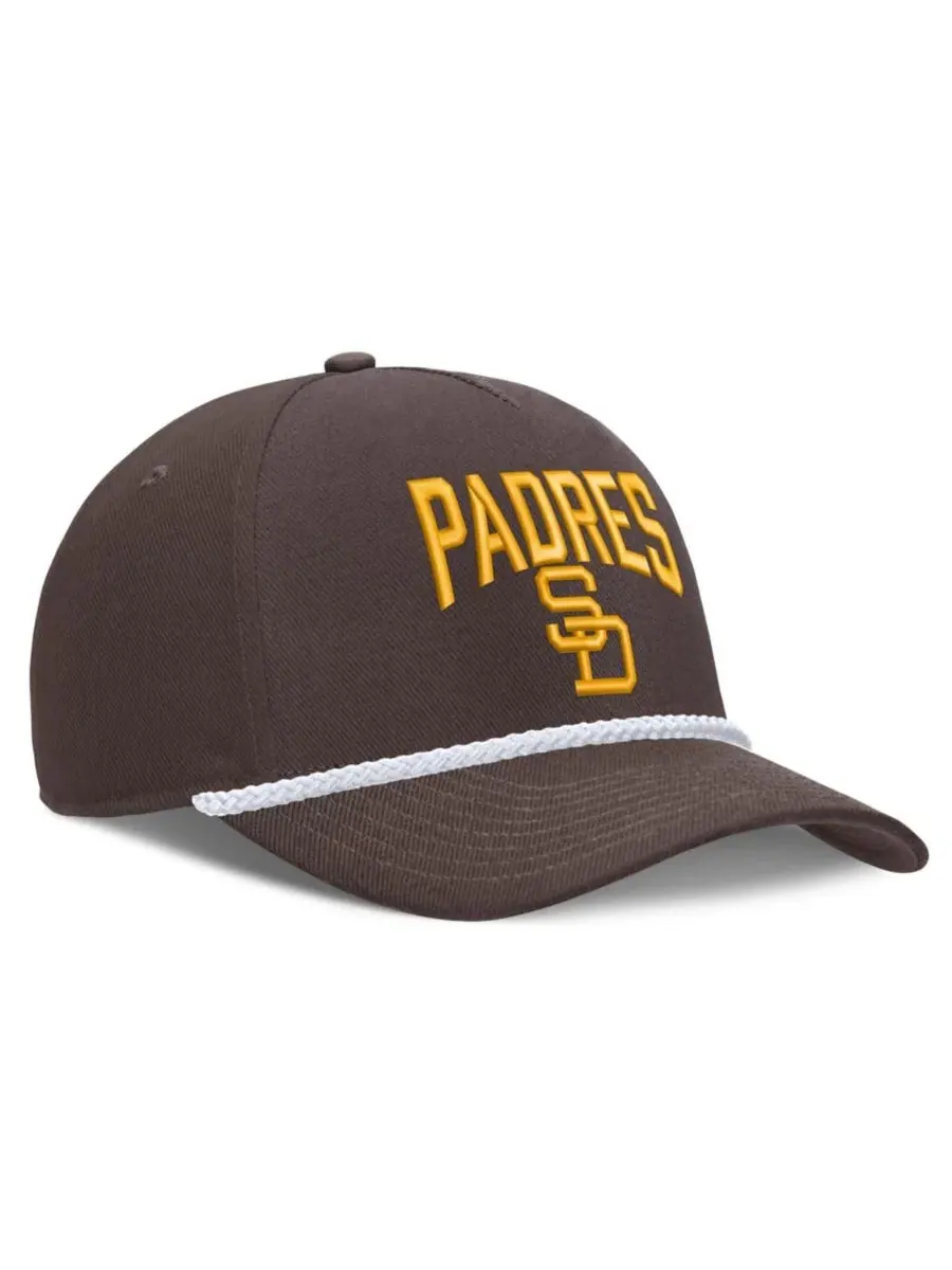 Кепка Nike San Diego Padres Cooperstown Rise — изображение 3 из 4, коричневый