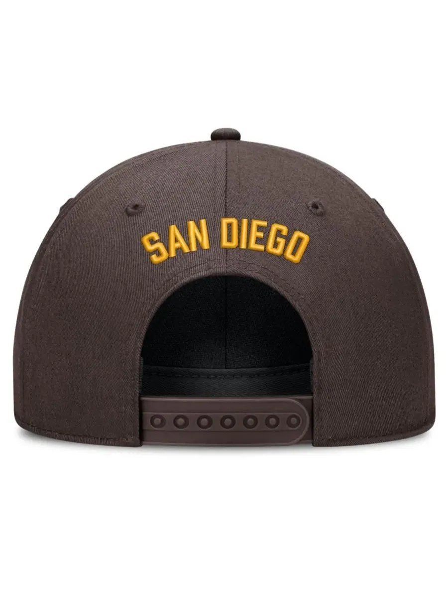 Кепка Nike San Diego Padres Cooperstown Rise — изображение 4 из 4, коричневый