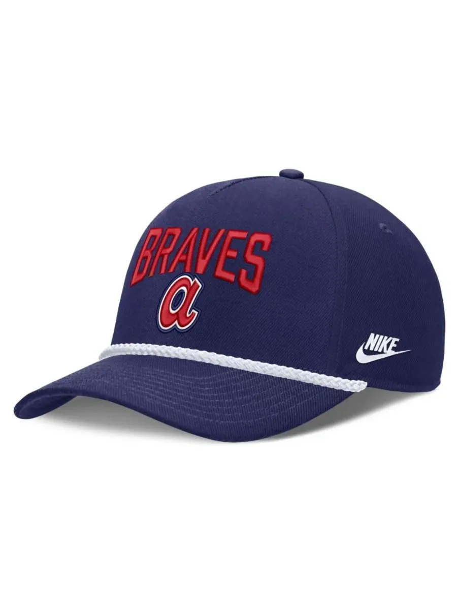Кепка с вышивкой Atlanta Braves Cooperstown Rise Nike