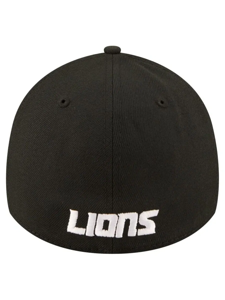 Кепка New Era Detroit Lions Core Team 39THIRTY — изображение 2 из 4, черный