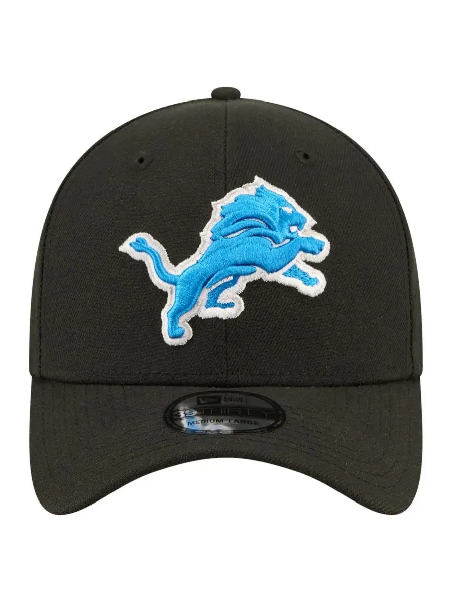Кепка New Era Detroit Lions Core Team 39THIRTY — изображение 4 из 4, черный