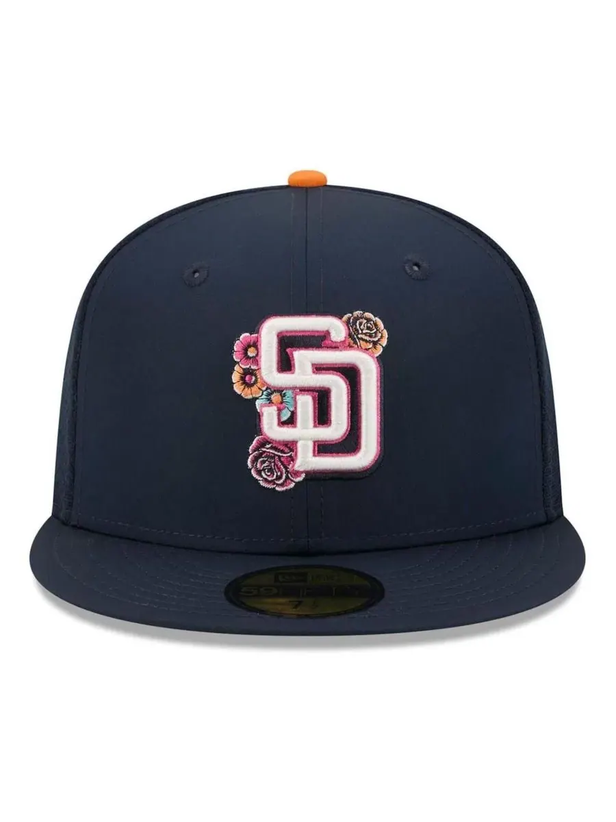 Бейсболка New Era San Diego Padres 2026 City Connect — изображение 2 из 5, кремовый темно-синий