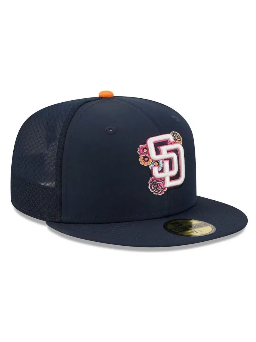 Бейсболка New Era San Diego Padres 2026 City Connect — изображение 3 из 5, кремовый темно-синий