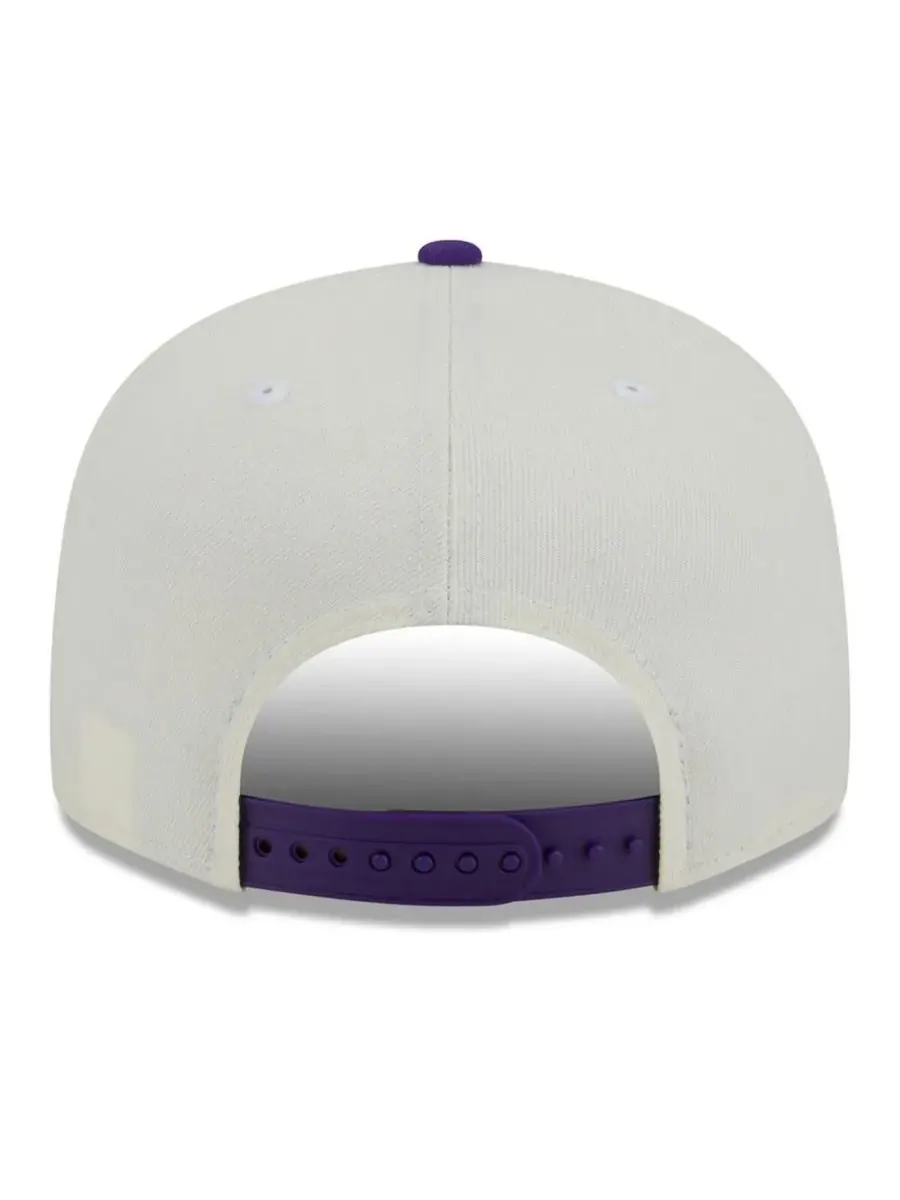 New Era Мужская кремово-фиолетовая кепка-снепбэк Minnesota Vikings City Originals 9FIFTY — изображение 2 из 4