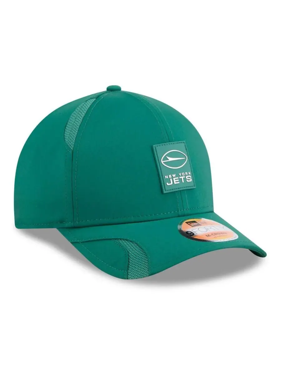 New Era Мужская зеленая кепка New York Jets 2025 Sideline M-Crown 9FORTY с регулируемым размером — изображение 4 из 5