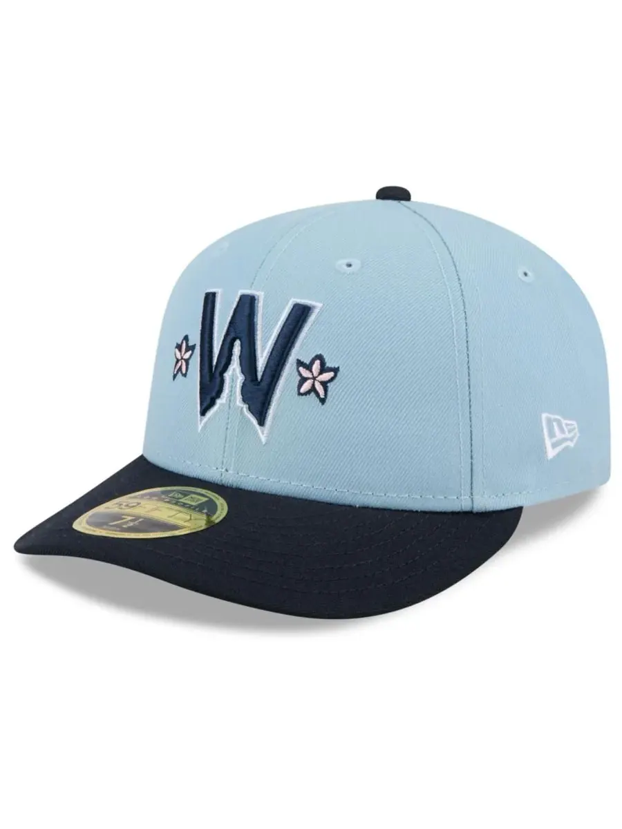 New Era Мужская черная бейсболка Washington Nationals 2025 City Connect Low Profile 58FIFTY Fitted