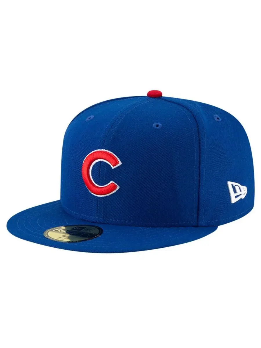 Мужская бейсболка Royal Chicago Cubs Buck O'Nil On Field 59FIFTY Fitted Hat New Era — изображение 3 из 4, королевский