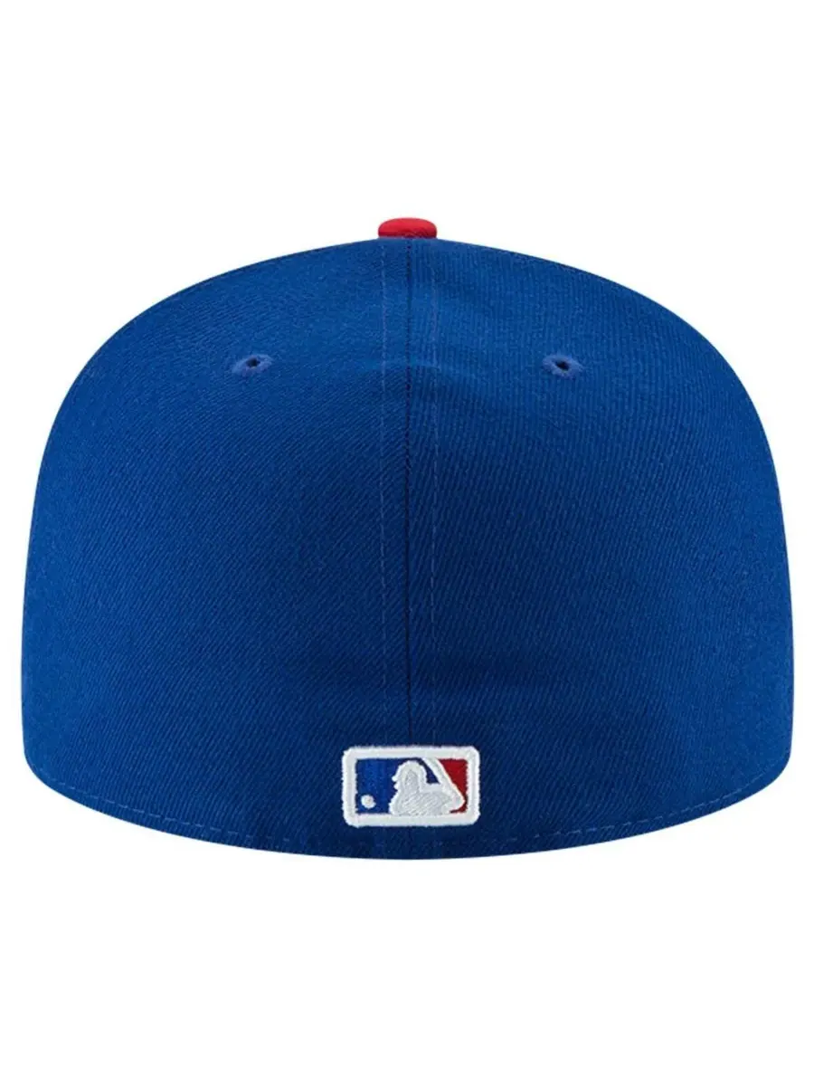 Мужская бейсболка Royal Chicago Cubs Buck O'Nil On Field 59FIFTY Fitted Hat New Era — изображение 4 из 4, королевский