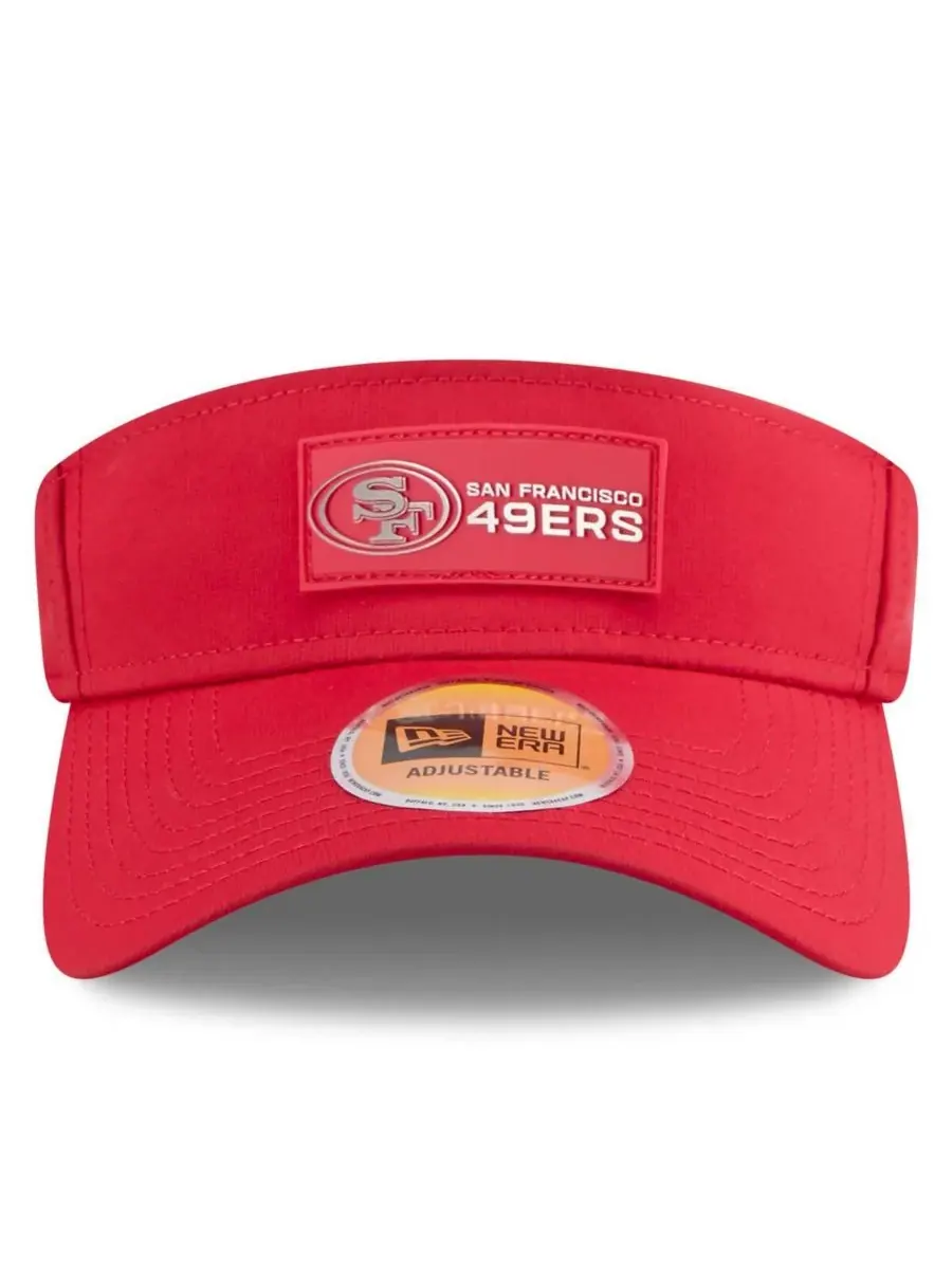 Мужская алая кепка-козырек San Francisco 49ers 2025 Sideline New Era — изображение 5 из 5, алый