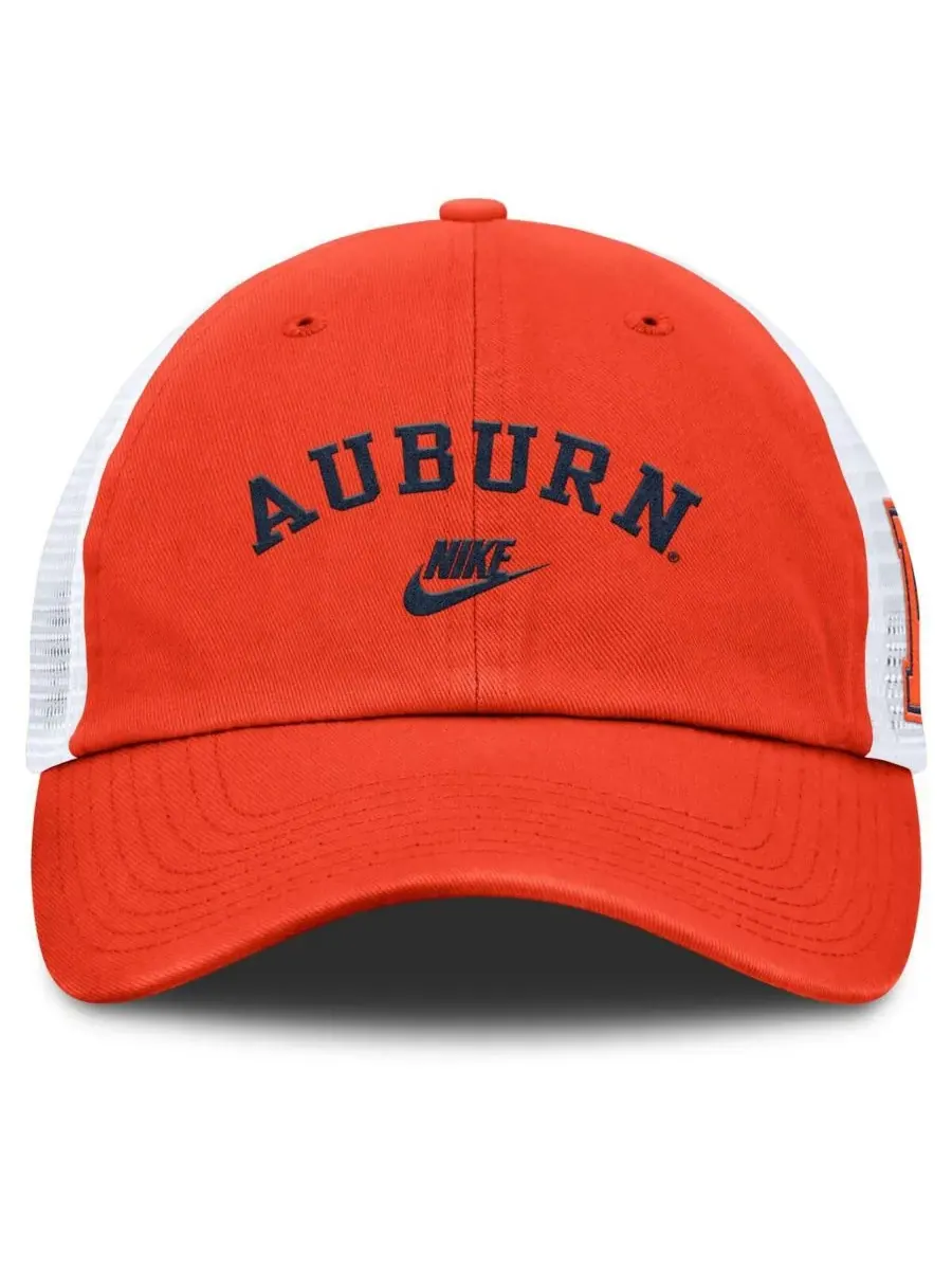 Nike Мужская оранжево-белая бейсболка Auburn Tigers 2025 Sideline Campus Pro Local с — изображение 2 из 4, оранжевый белый