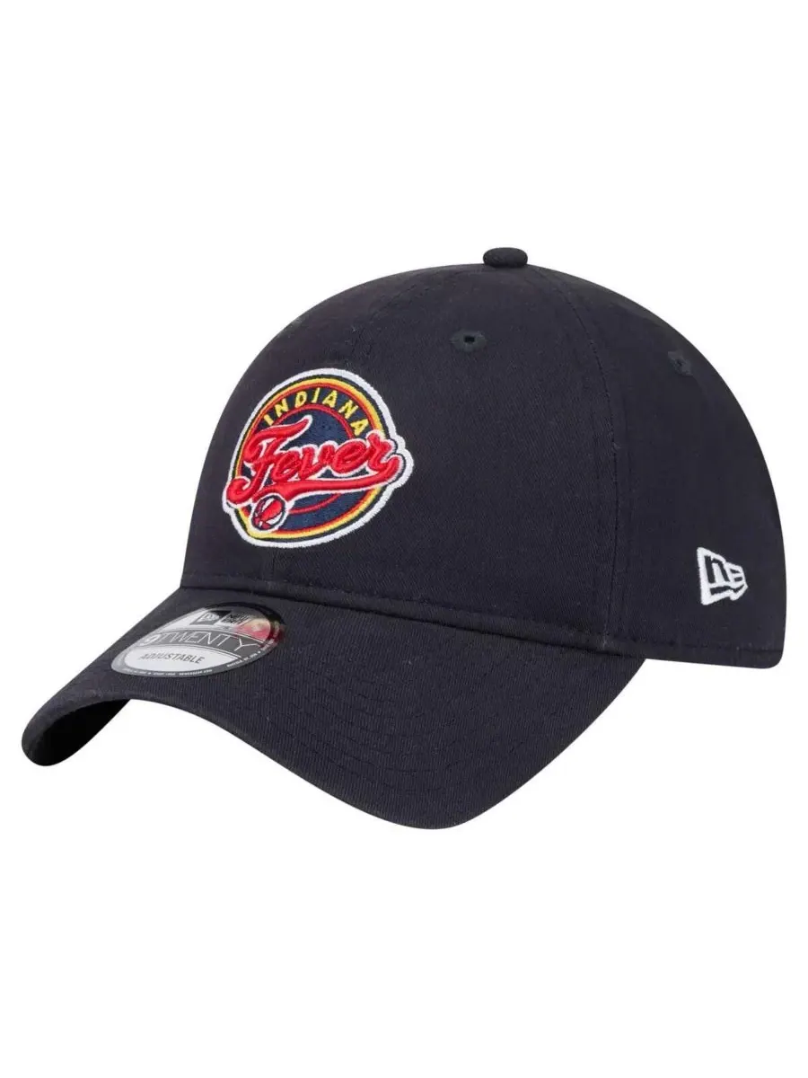 New Era Мужская кепка Caitlin Clark Navy Indiana Fever с боковой нашивкой и номером 9TWENTY — изображение 3 из 5, темно-синий