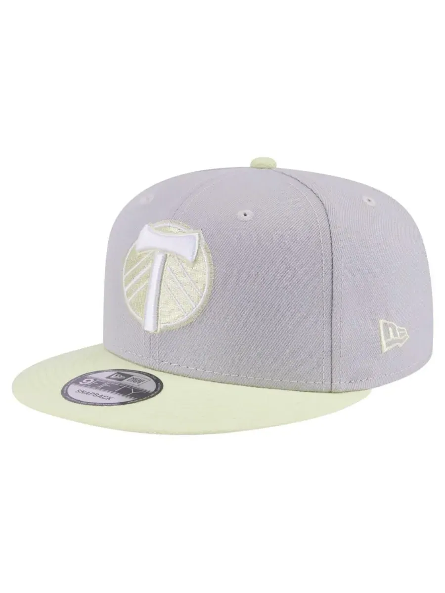 New Era Мужская серая кепка Portland Timbers Color Pack Two-Tone 9FIFTY Snapback