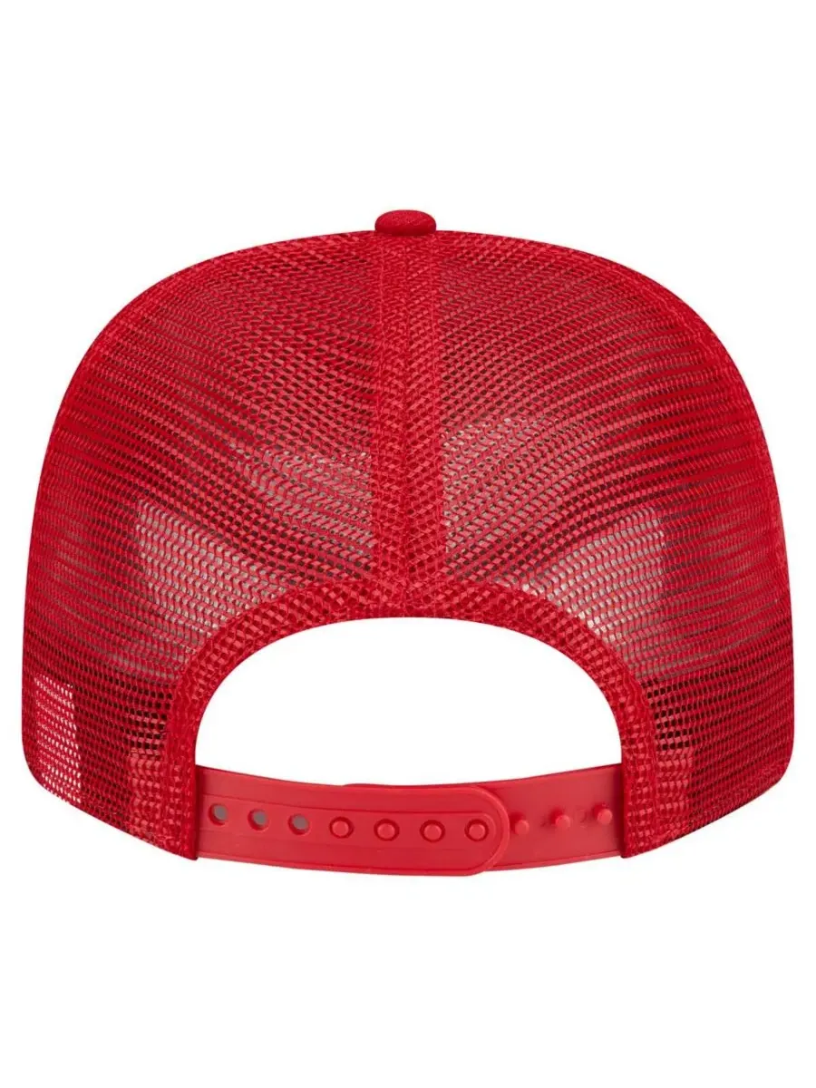 New Era Мужская красная кепка Los Angeles Angels Flag 9SEVENTY с эластичными застежками — изображение 4 из 5, красный