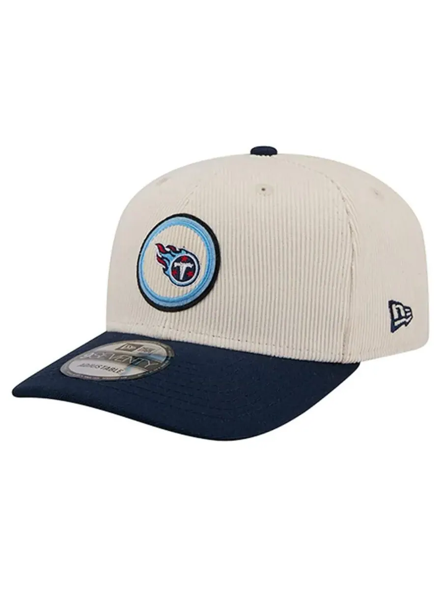 Мужская регулируемая кепка Stone Tennessee Titans Loyal Corduroy 9SEVENTY New Era