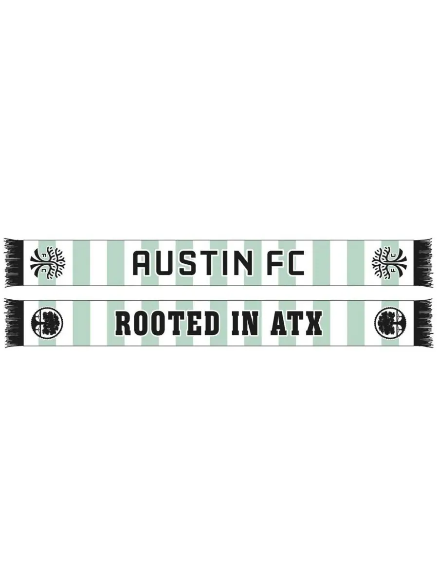 Шарф-крючок для футболки Austin FC Ruffneck Scarves — белый