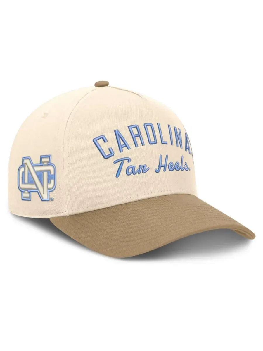 Бейсболка Nike Legacy Rise с вышивкой North Carolina Tar Heels — изображение 3 из 4, натуральный бежевый