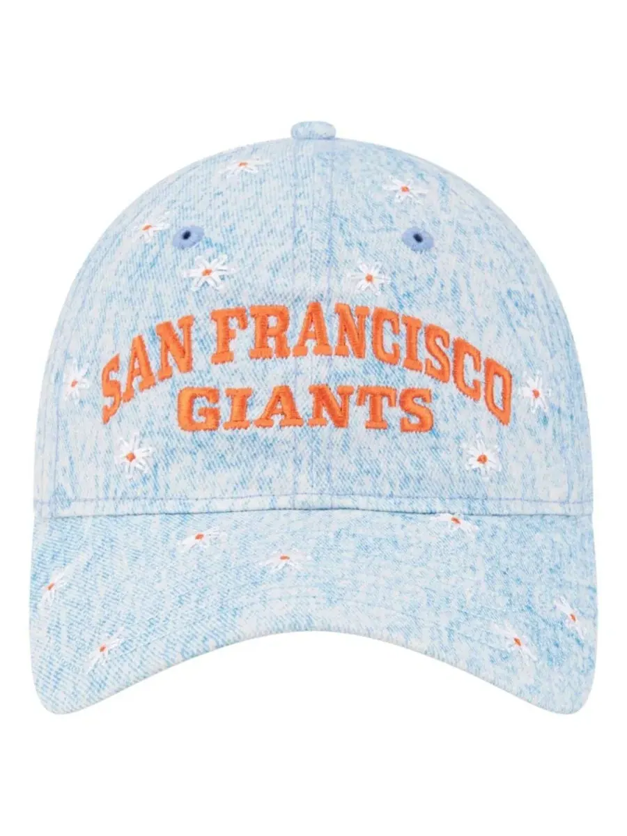 Кепка с вышивкой ромашек San Francisco Giants Daisy All Over 9TWENTY New Era — изображение 2 из 7, светлый синий