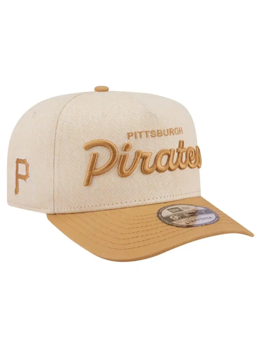 Кепка-снапбек с высокой тульей Pittsburgh Pirates Herringbone 9FIFTY A-Frame New Era