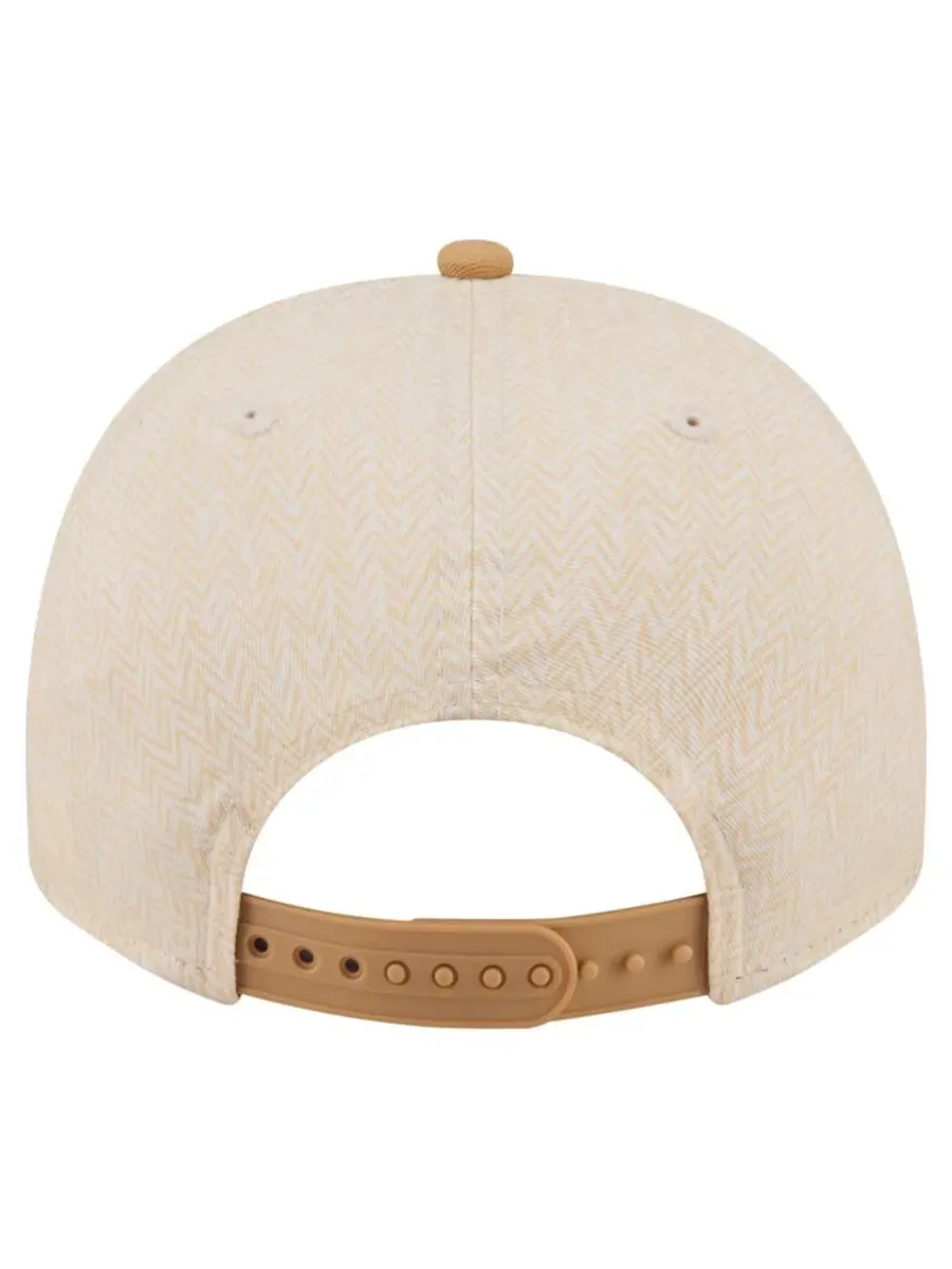 Кепка-снапбек с высокой тульей Pittsburgh Pirates Herringbone 9FIFTY A-Frame New Era — изображение 3 из 5, бежевый