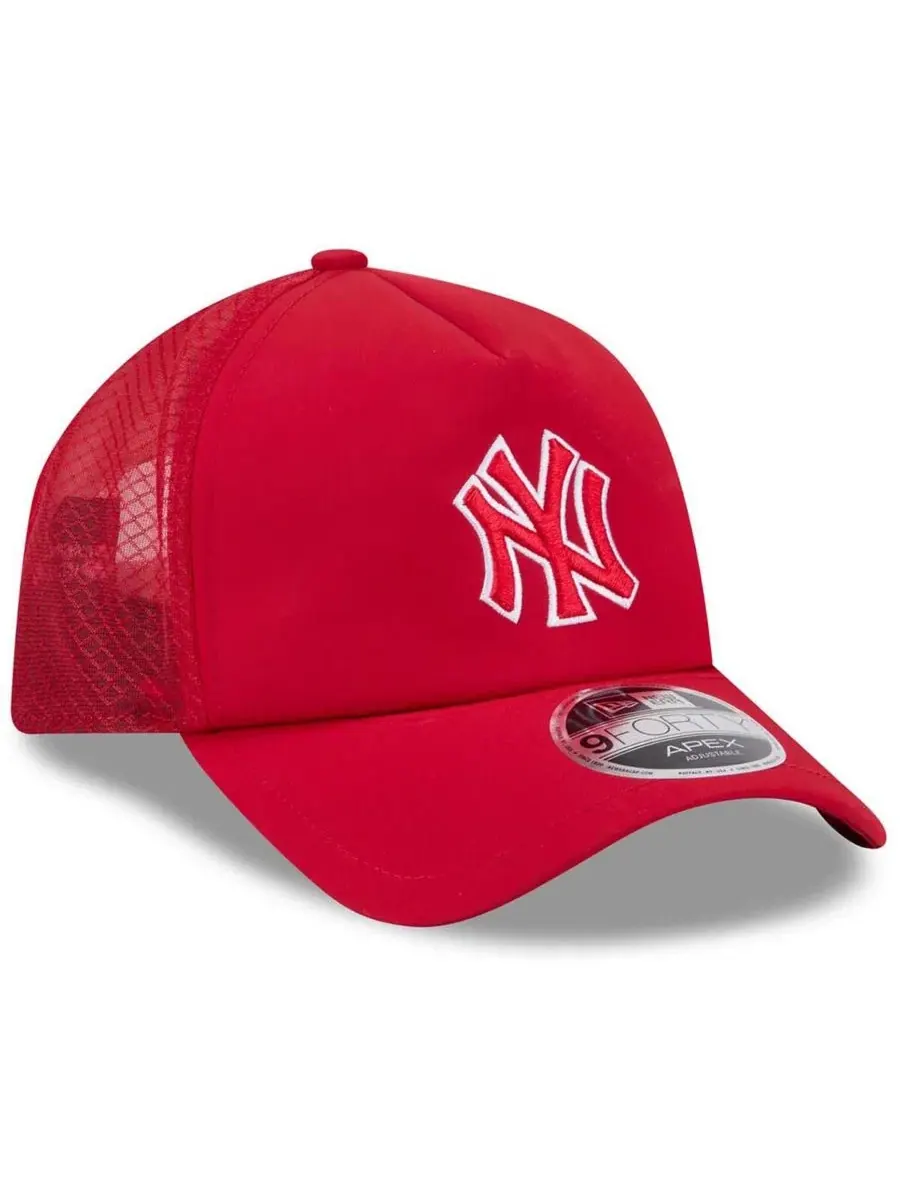 Кепка New York Yankees 2026 Batting Practice Alternate Apex 9FORTY New Era — изображение 3 из 4, красный