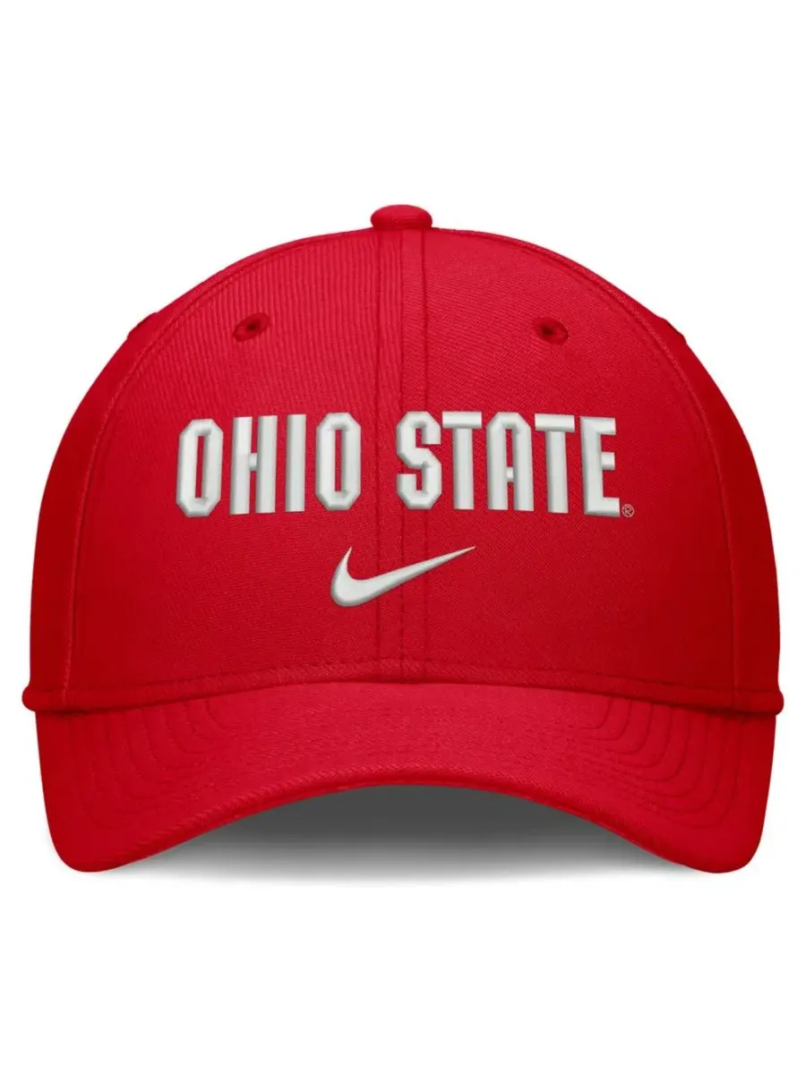 Кепка Nike с вышивкой Ohio State Buckeyes — изображение 4 из 4, алый