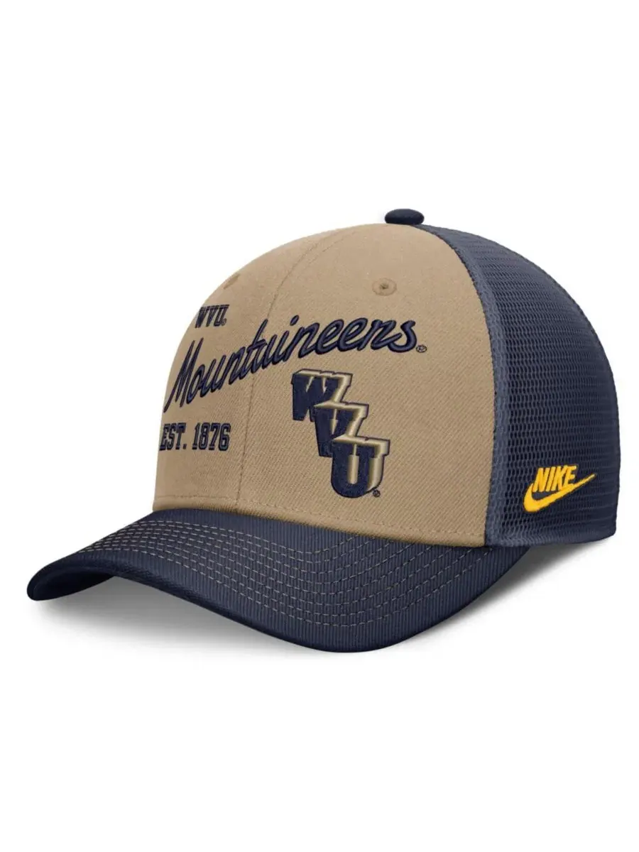Кепка-тракер с вышивкой West Virginia Mountaineers Nike