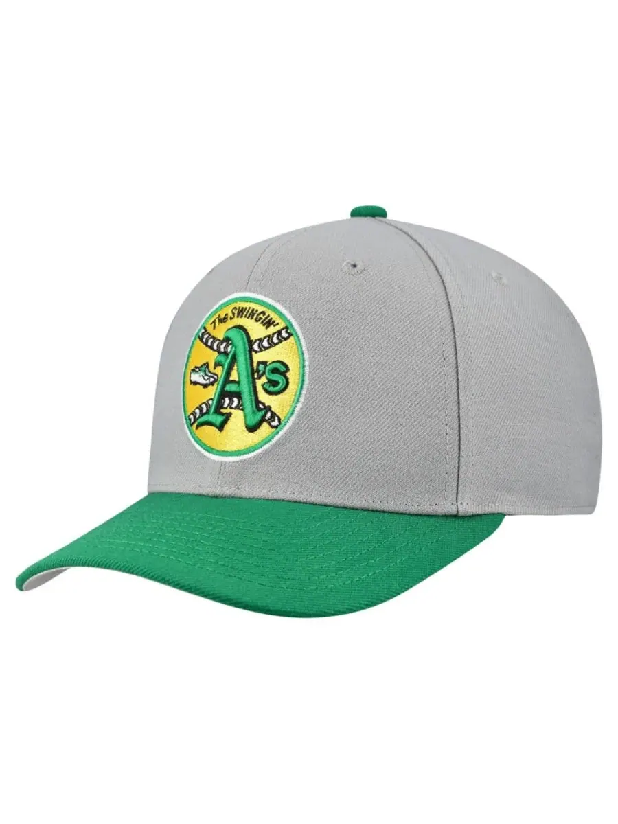 Кепка с вышитым логотипом Oakland Athletics Mitchell & Ness