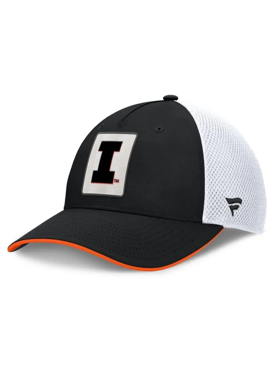 Кепка с вышитым логотипом Illinois Fighting Illini Fanatics