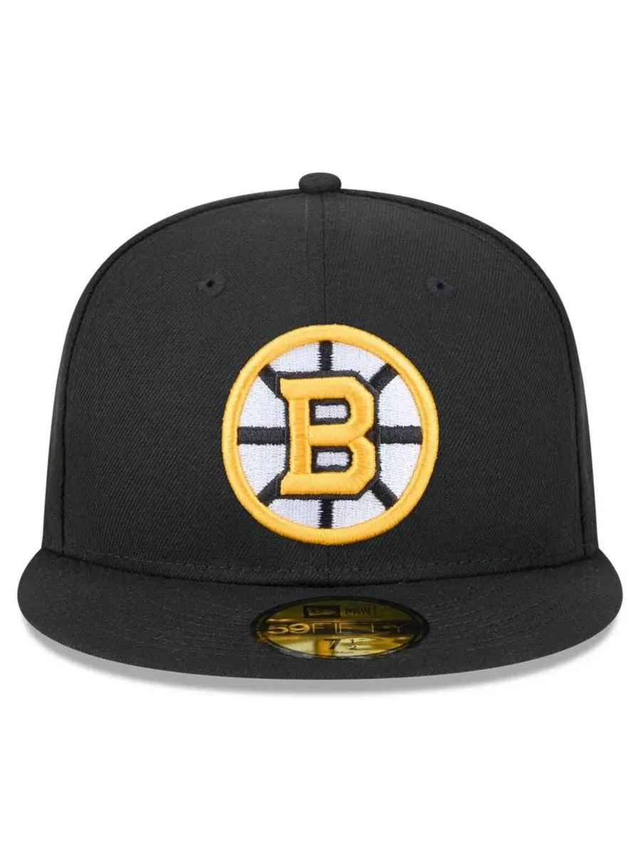 Кепка с высокой тульей New Era, Boston Bruins Core 59FIFTY — изображение 4 из 4, черный
