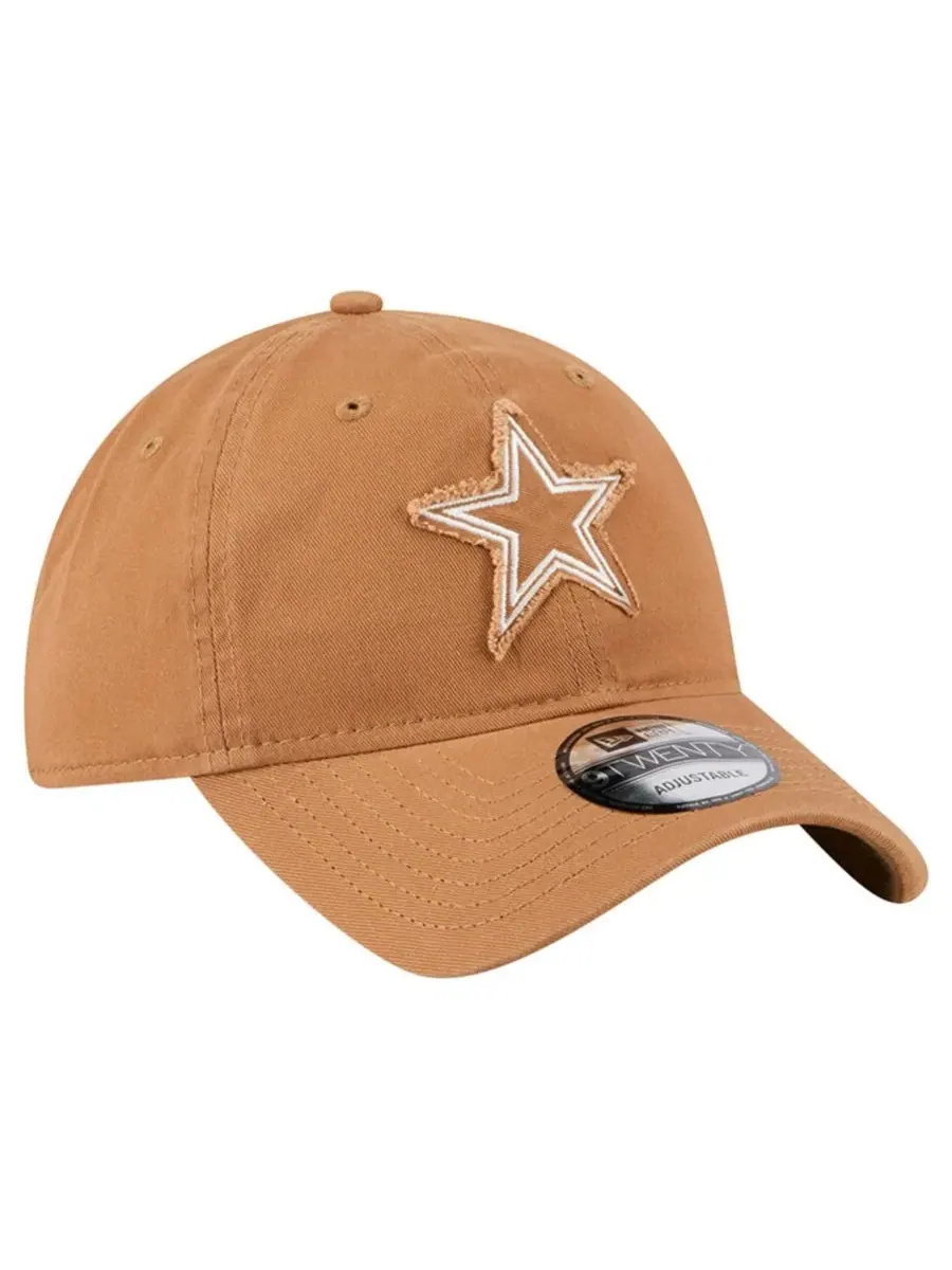 Кепка с вышитым логотипом Dallas Cowboys Stamp 9TWENTY New Era — изображение 3 из 5, коричневый
