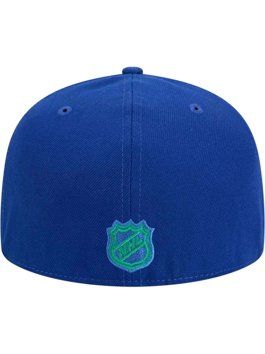 New Era Мужская синяя бейсболка Vancouver Canucks Core 59FIFTY — изображение 4 из 4, синий