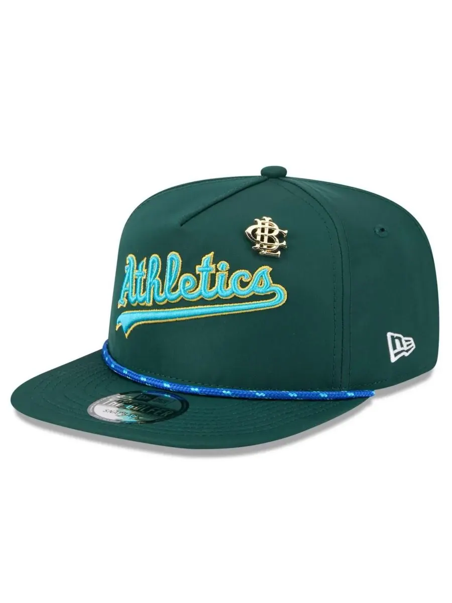 New Era Мужская зеленая спортивная кепка Green Athletics 2025 Big League Chew Golfer Snapback