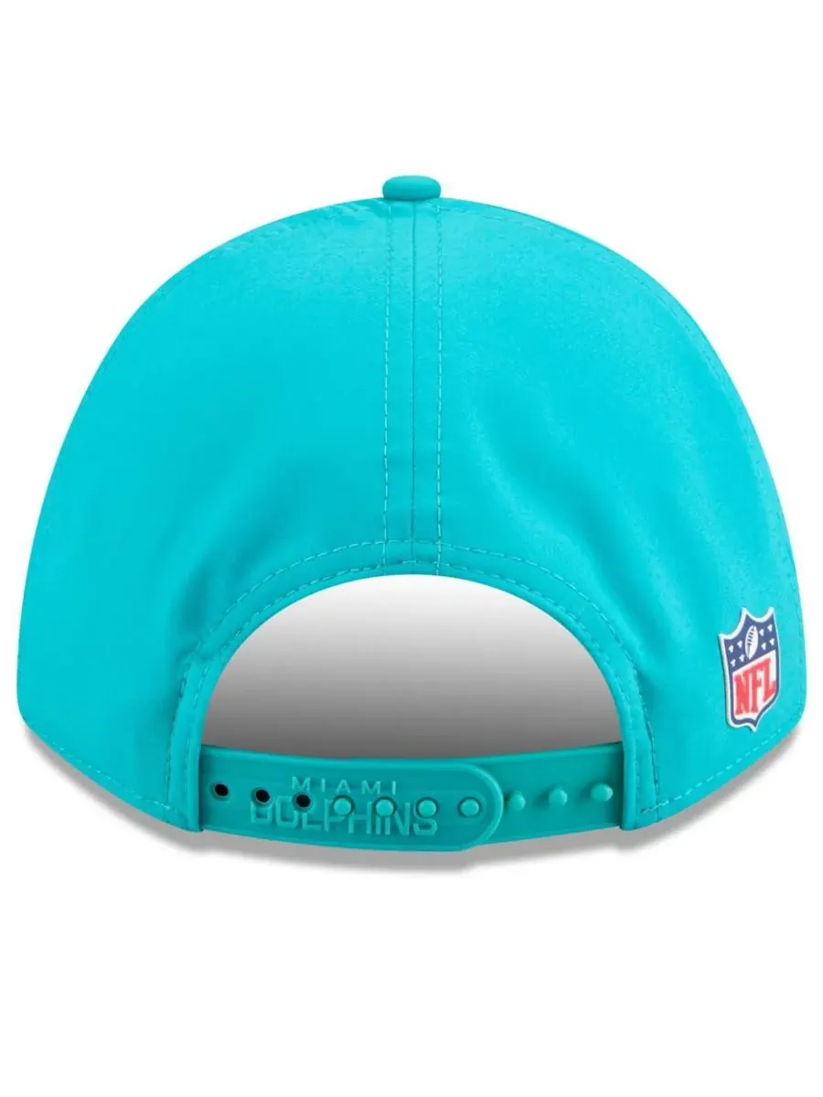 Детская бейсболка Big Boys and Girls Aqua Miami Dolphins 2025 Sideline 9FORTY с регулируемым — изображение 3 из 5, голубой