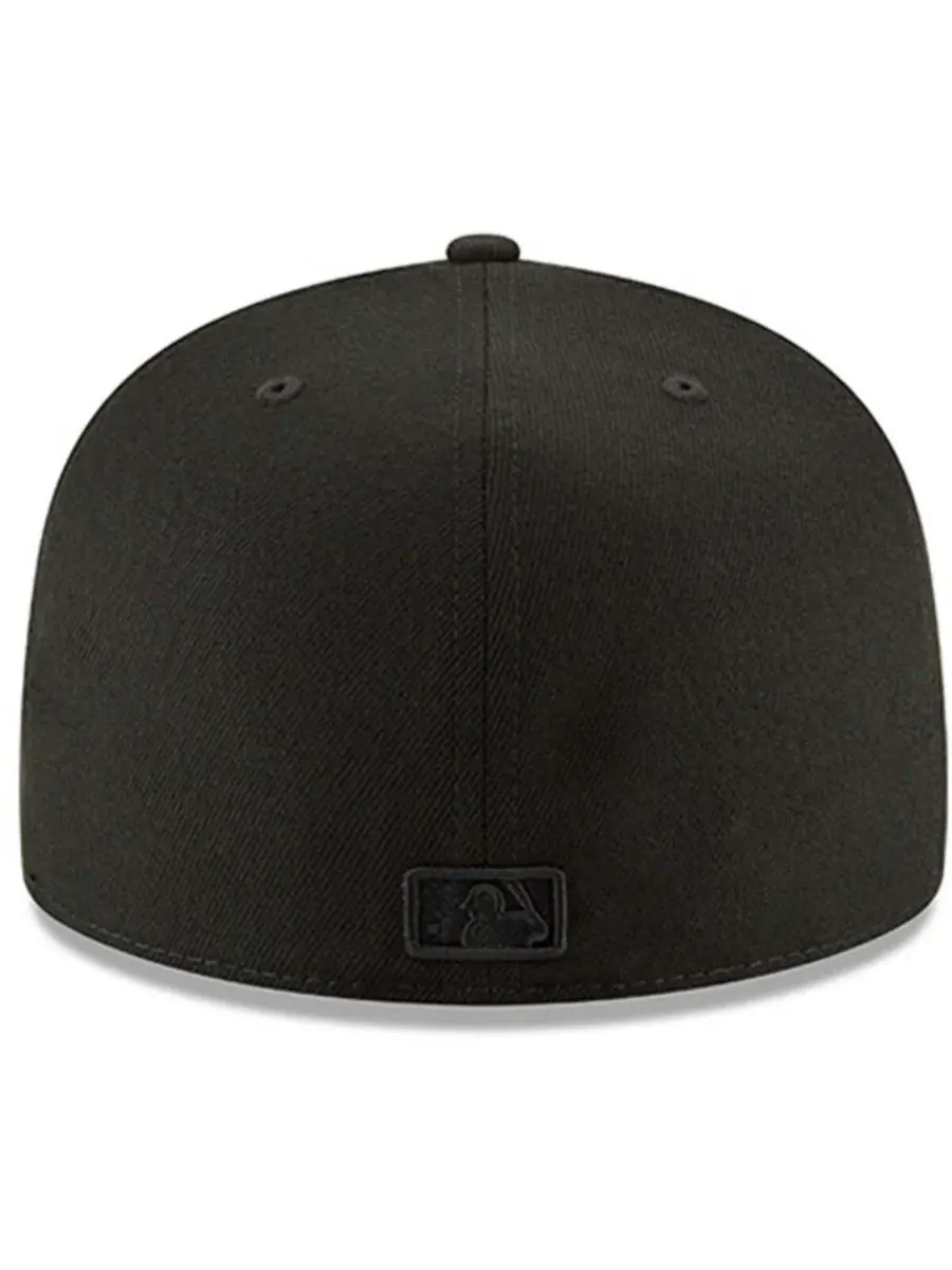 New Era Мужская черная бейсболка Chicago White Sox с основным логотипом, модель Basic 59FIFTY — изображение 2 из 4, черный