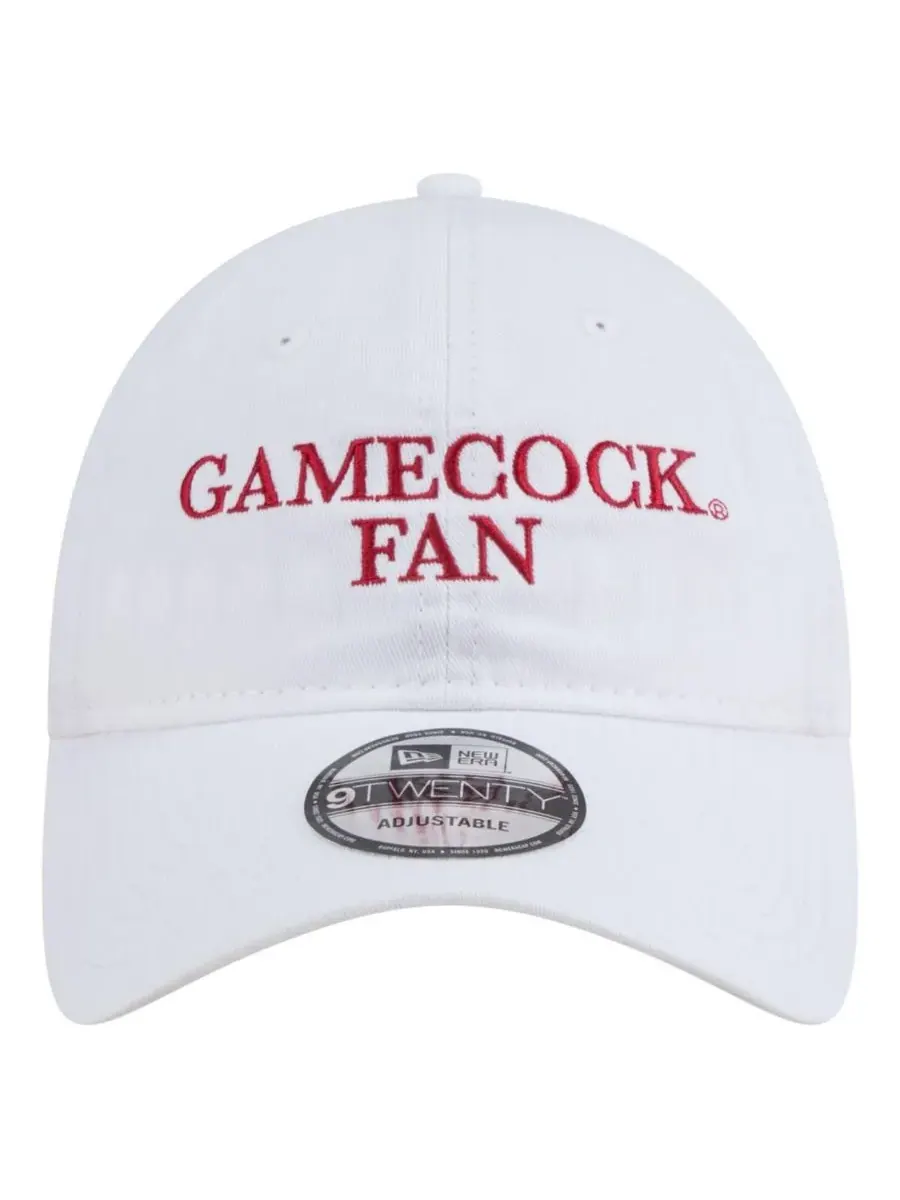 New Era Мужская белая регулируемая кепка South Carolina Gamecocks Fan 9TWENTY — изображение 2 из 5, белый