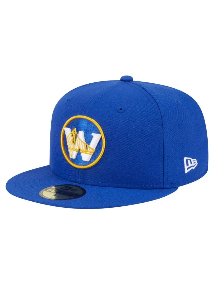 New Era Мужская бейсболка Royal Golden State Warriors Deceptor 59FIFTY Fitted Hat — изображение 4 из 5, королевский